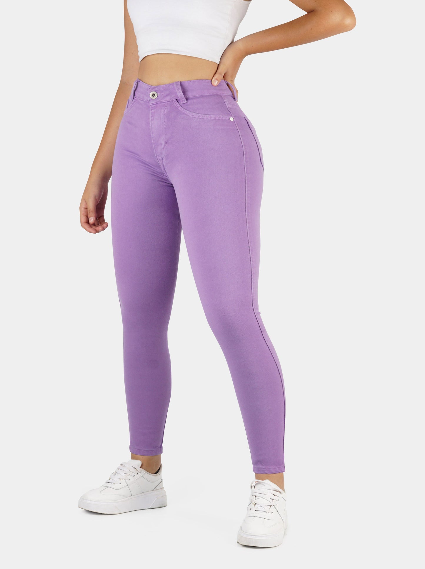 Jeans Skinny Strech, Tiro Alto Ref 1099