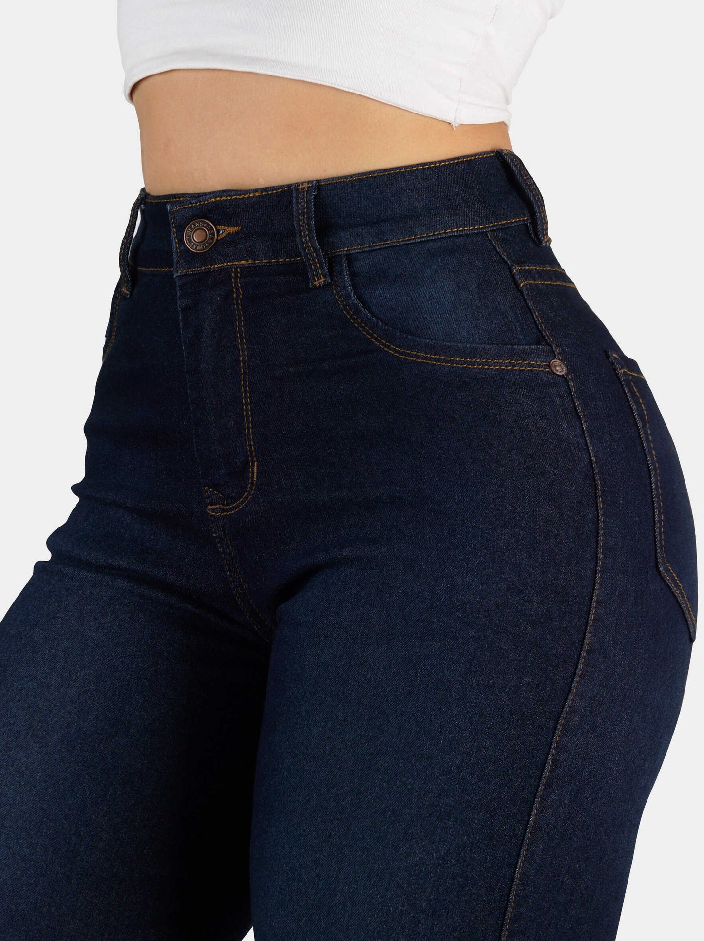 Jean Mom Cargo Tiro Alto 1131