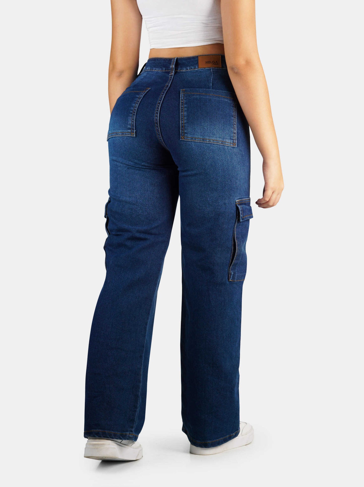 JEAN CARGO TIRO ALTO 1128