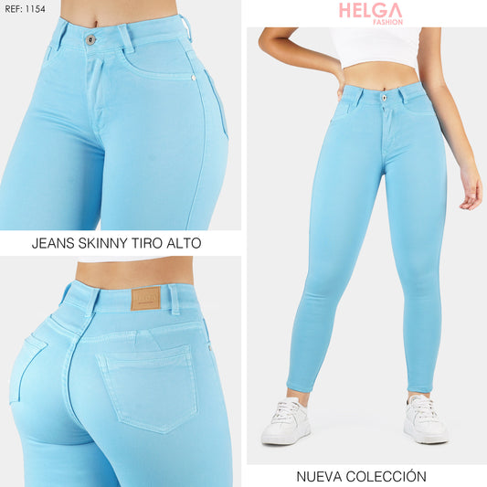 Jeans Skinny Strech, Tiro Alto Ref 1154