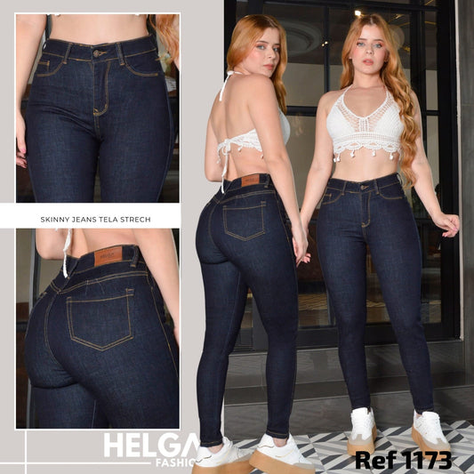 Jeans Skinny Strech, Tiro Alto Ref 1173