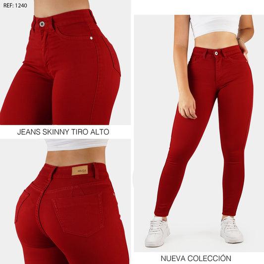 Jeans Skinny Strech, Tiro Alto Ref 1240