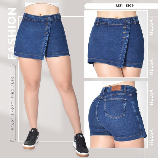 Falda Short Strech Mujer 1309