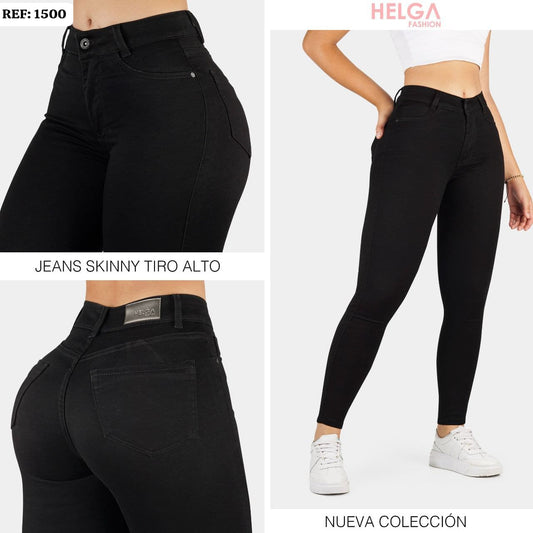 Jeans Skinny Strech, Tiro Alto Ref 1500