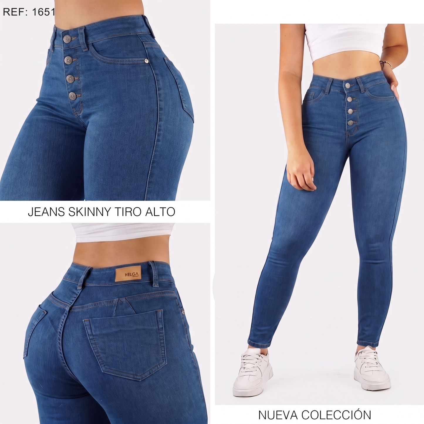 PACK X3 JEANS PREMIUM DAMA