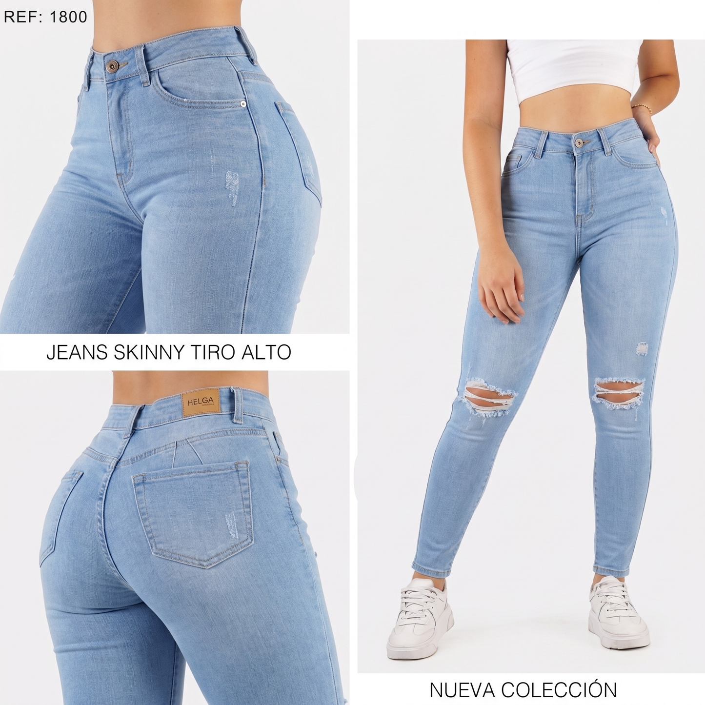 PACK X3 JEANS PREMIUM DAMA