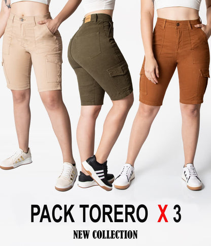 PACK X3 TOREROS DAMA